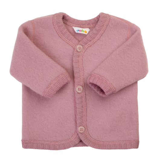 Joha Wolffleeceweste - Altrosa