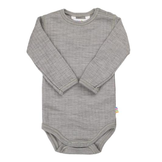 Joha wollen romper - Light Grey Melange