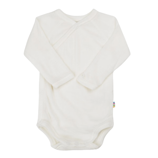 Joha wool wrap romper - Off white