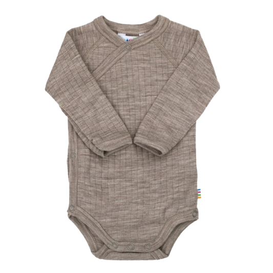 Joha wool wrap romper - Sesame