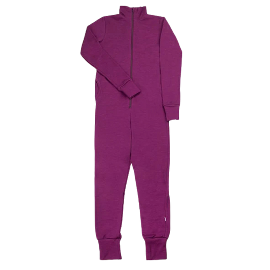 Joha merino wool jumpsuit women - Violet