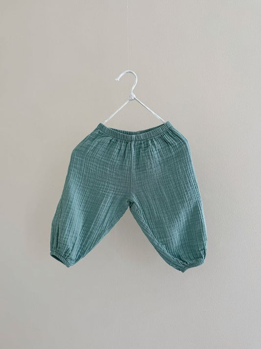 Lalaby Babyhose aus Baumwolle Pixie – Pool