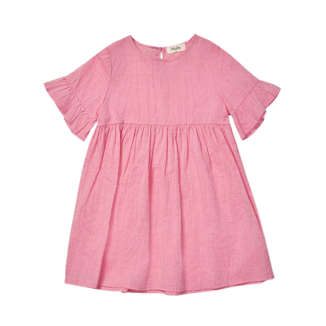 Lalaby Cotton Dress Viola – Raspberry