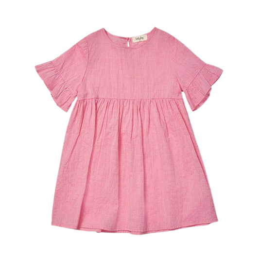 Lalaby Baumwollkleid Viola – Himbeere