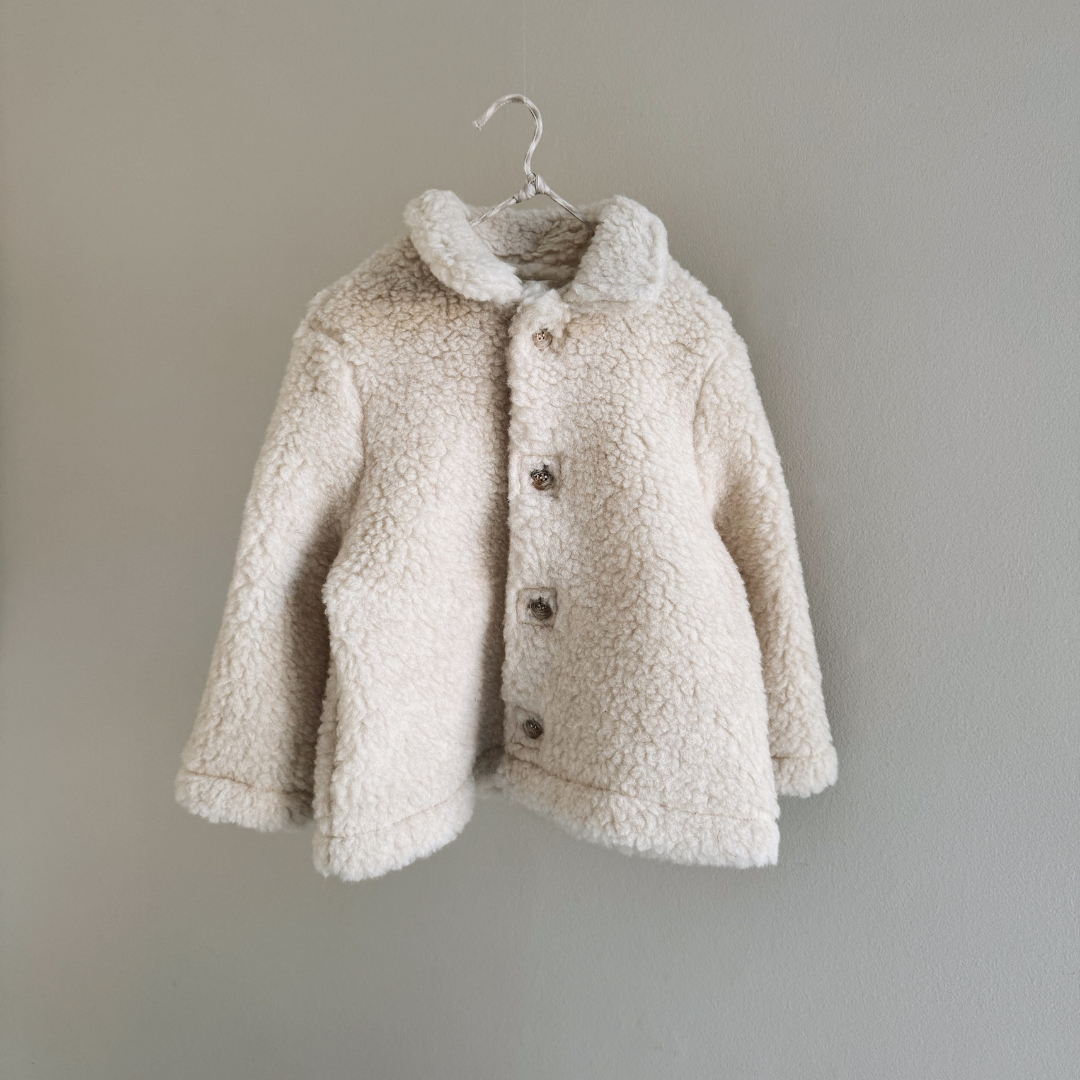 Lalaby wollen jas Norr - Natural