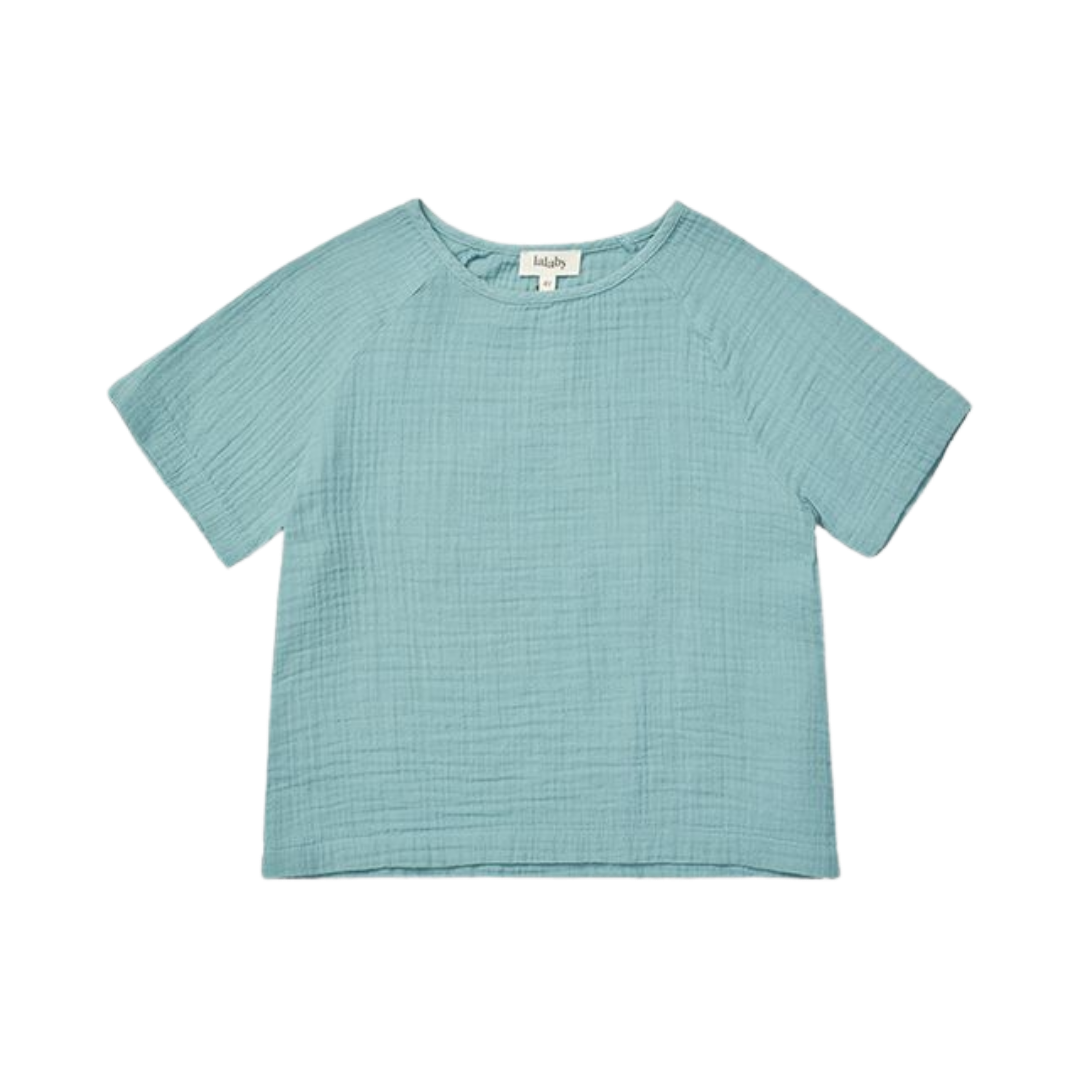 Lalaby Baumwoll-T-Shirt Paolo – Pool