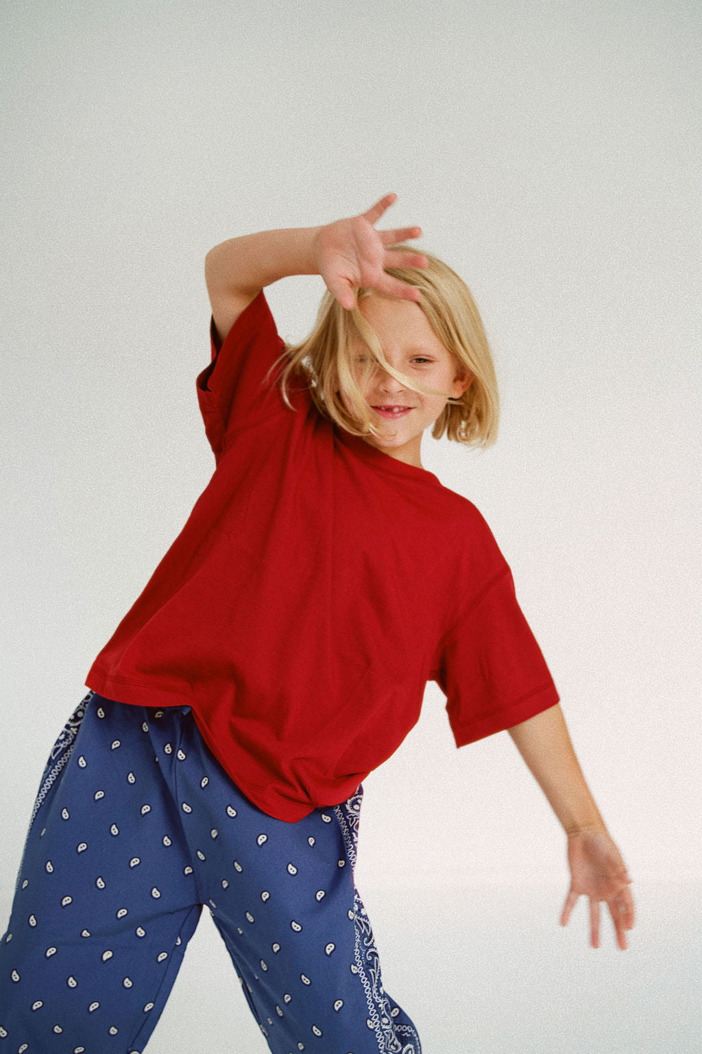 Rory George crew tee - Deep red