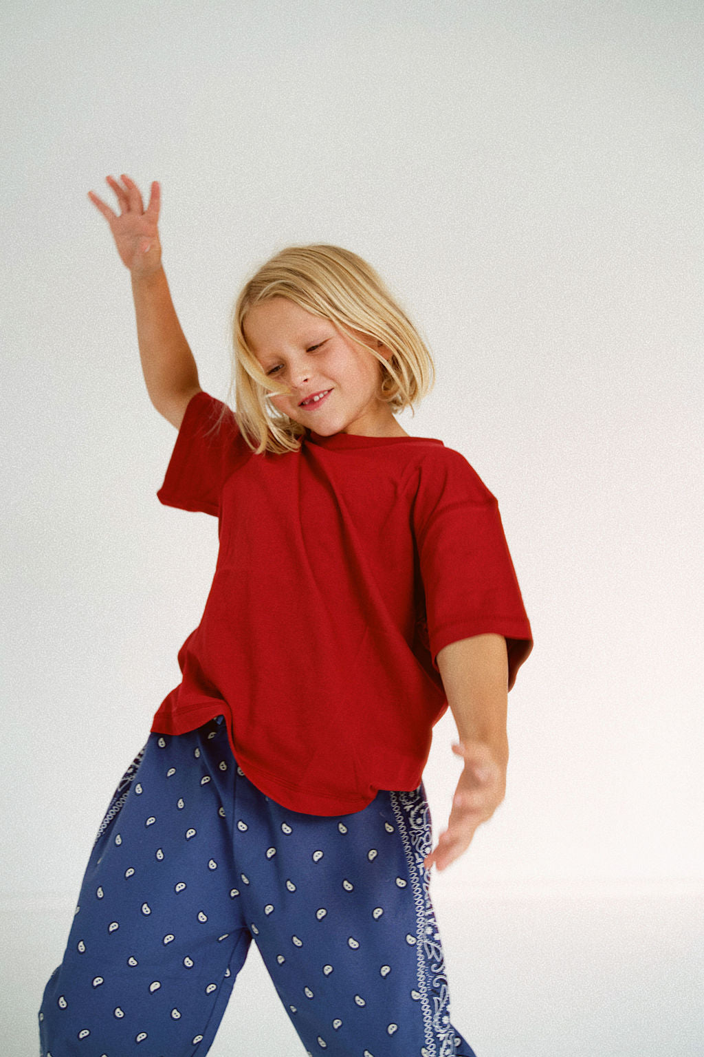 Rory George katoenen bandana broekje - Indigo