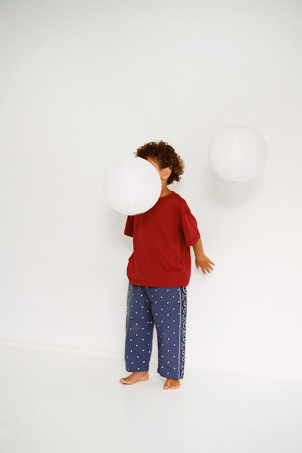 Rory George crew tee - Deep red