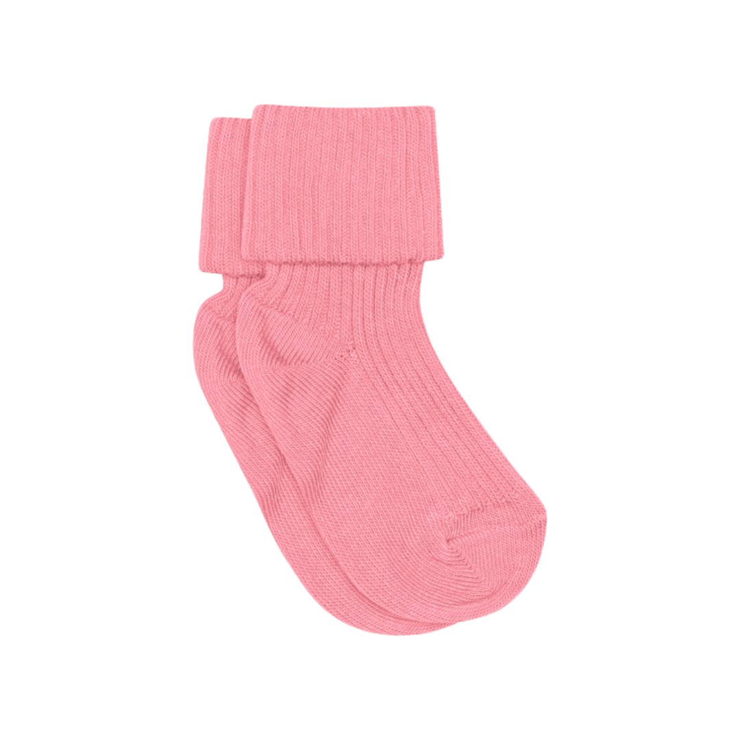 MP Denmark Baumwoll-Babysocken - Rosa Kosmeen