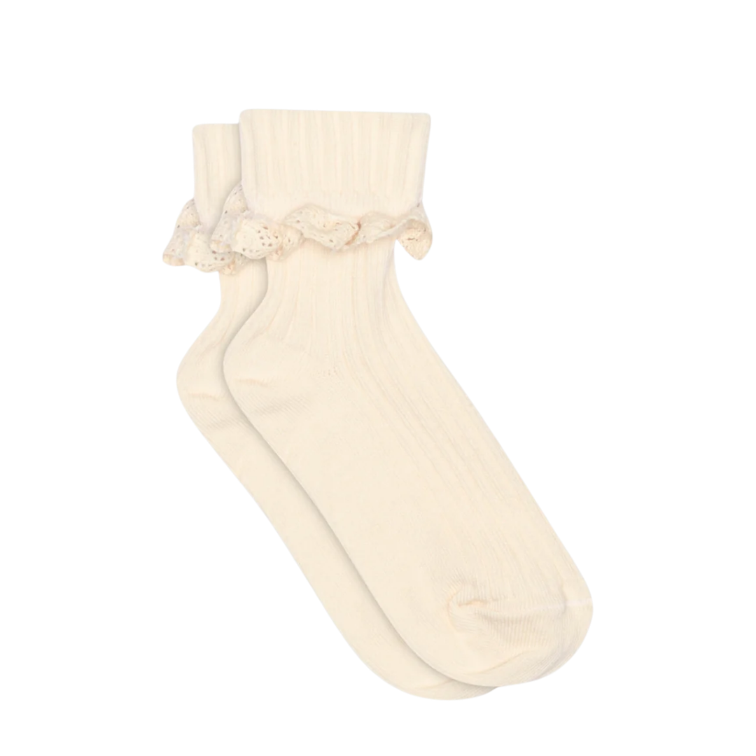 MP Denmark Julia sokjes kant - Cream