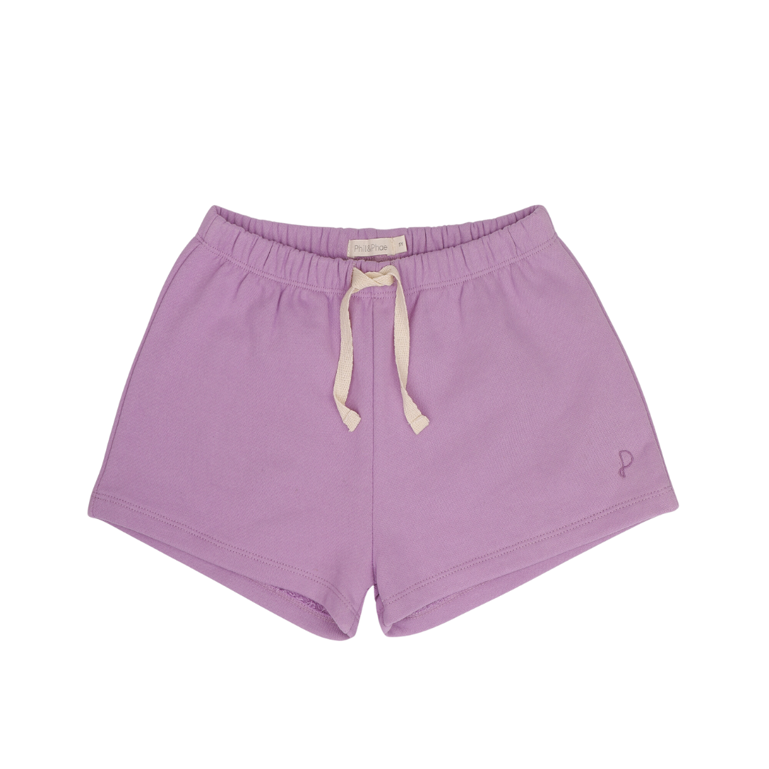 Phil & Phae sweat beach shorts - Bright lilac