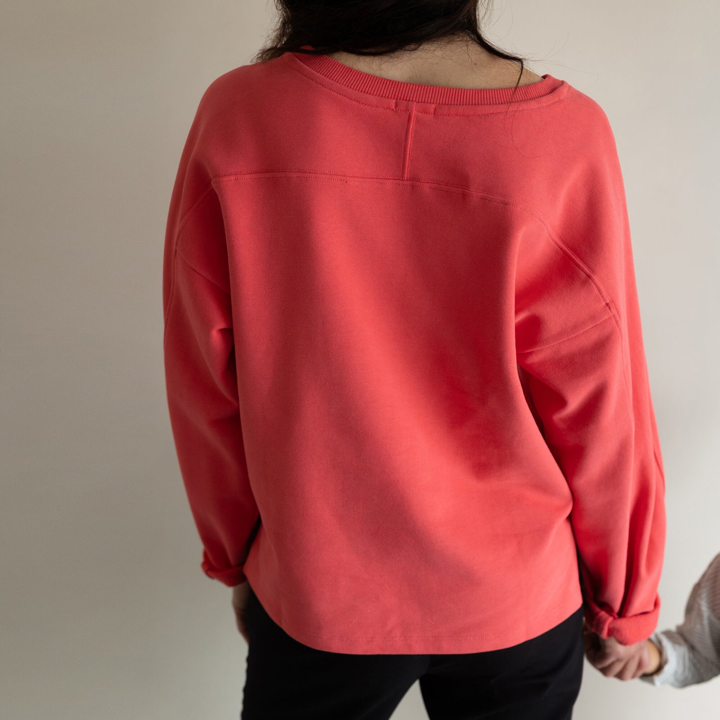 Phil & Phae women's loose sweater - Coral