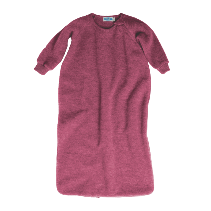 Reiff Wolf Fleece-Schlafsack mit Ärmeln – Mauve
