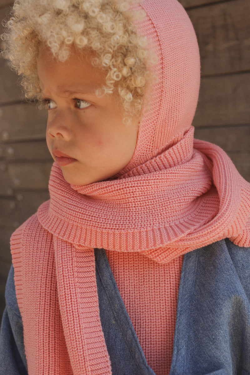 Hvid sjaal Gustave - Bubblegum
