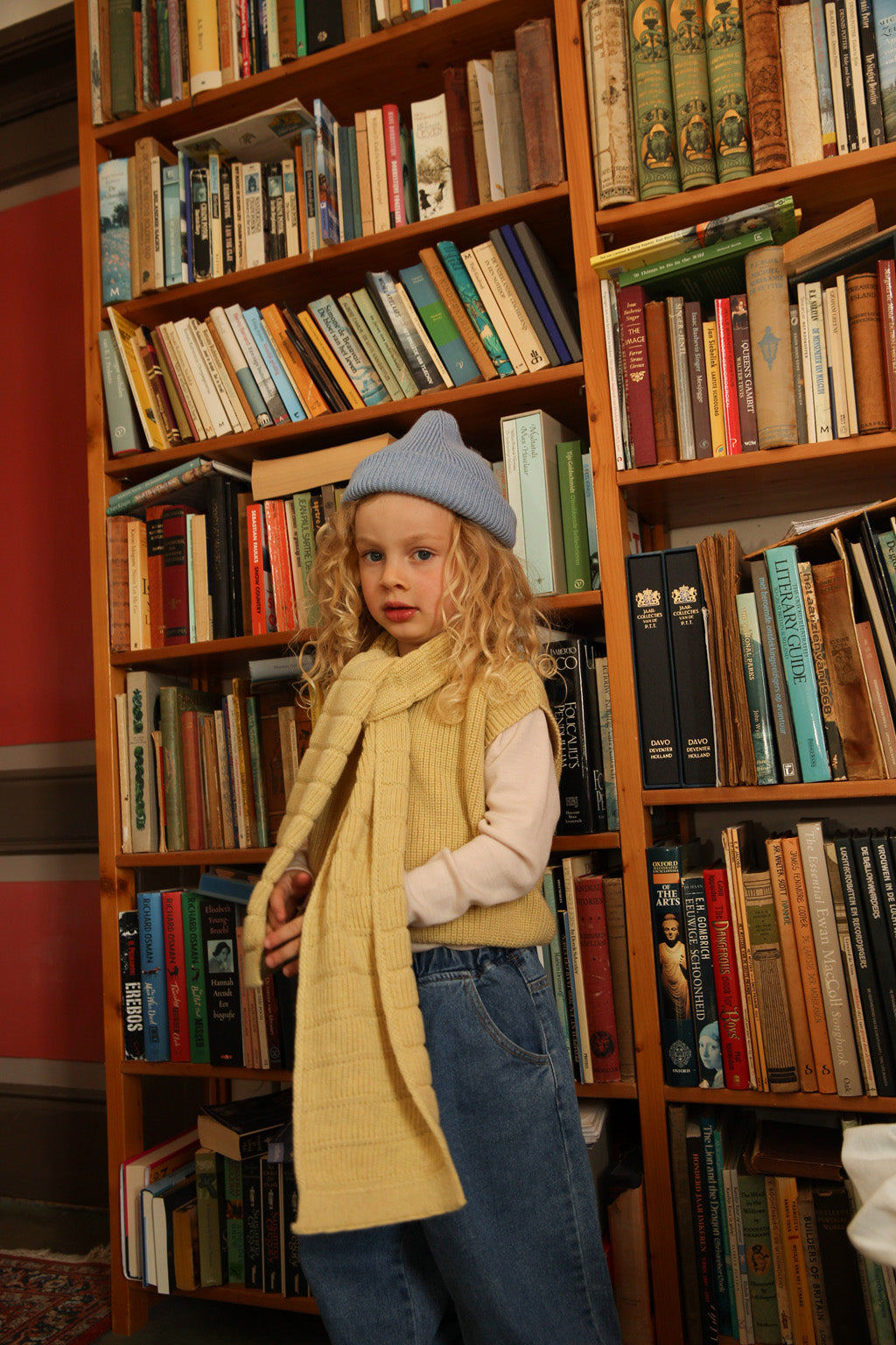 Hvid sjaal Jacobino - Light Yellow