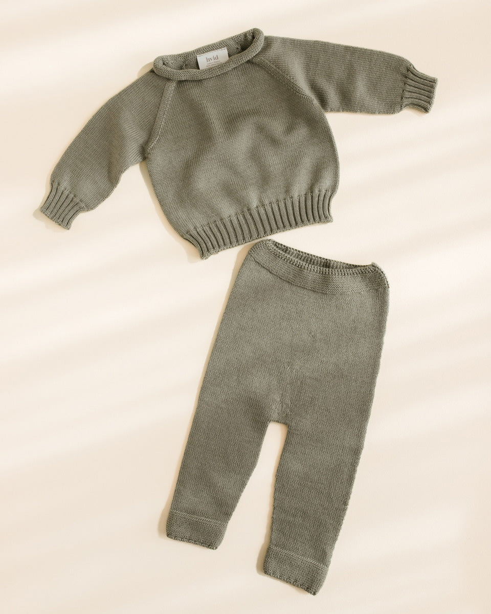 Hvid-Pullover Georgette – Artischocke