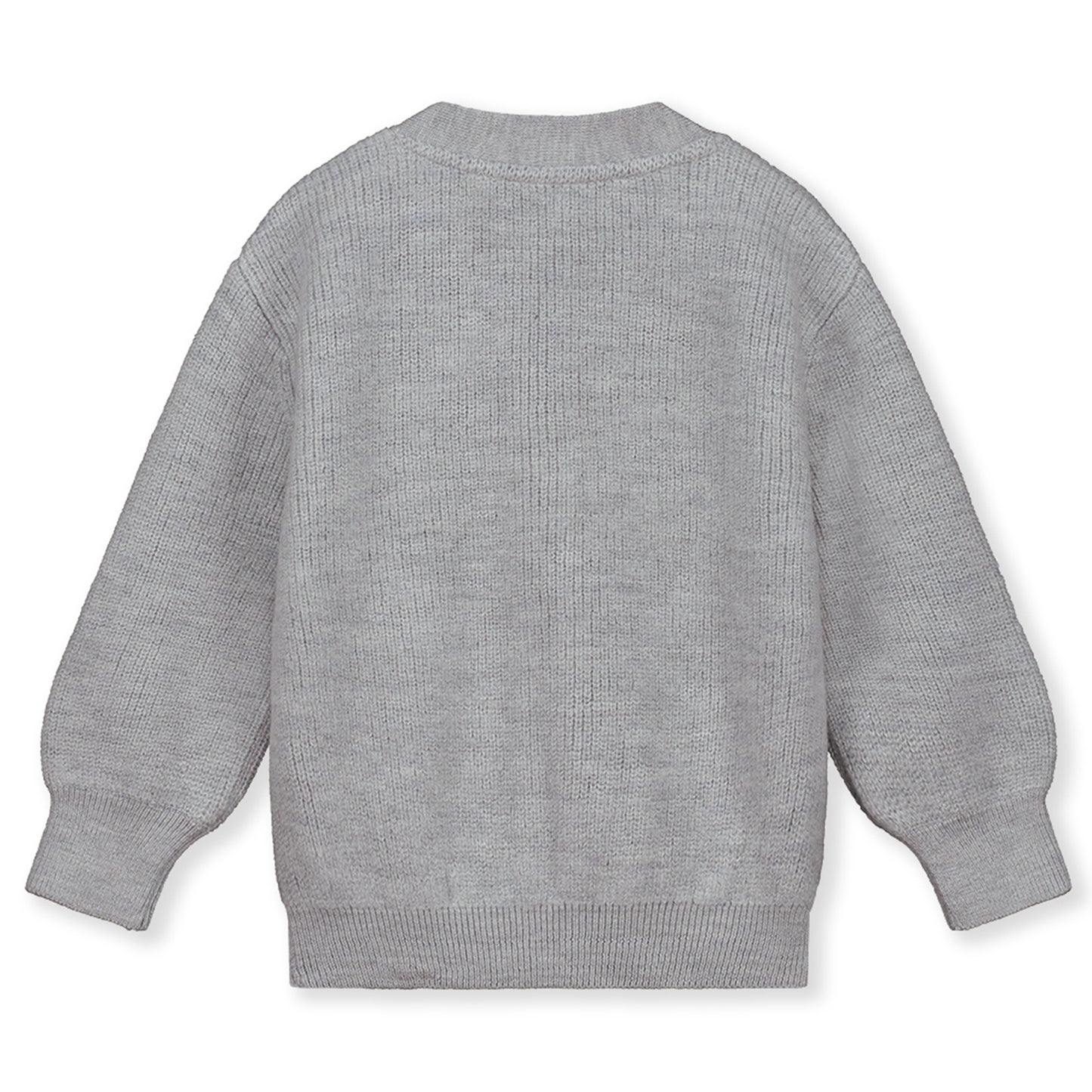 Gray Label Kinderweste aus gestrickter Wolle - Graumeliert