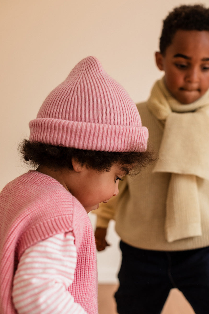 Hvid vest Harvey kids - Cotton Candy