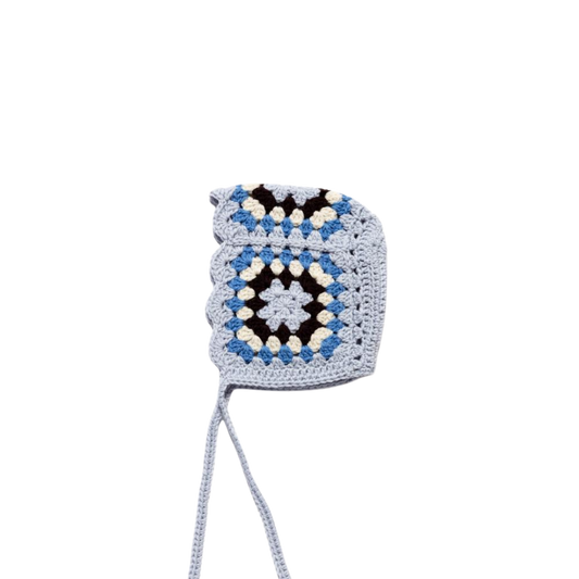 YAARN granny square strikmutsje Cece - Seaside