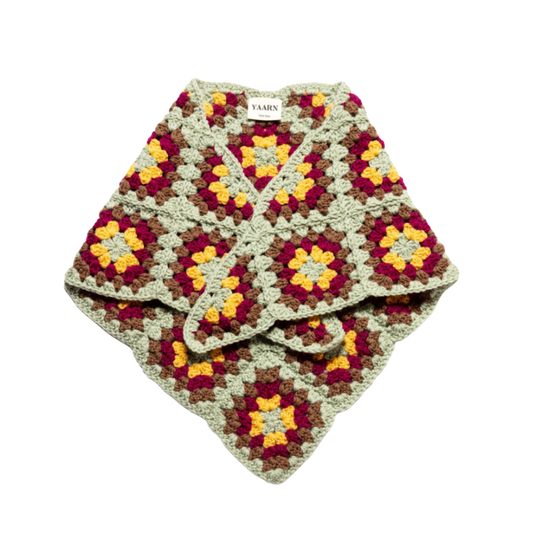YAARN Dreieckstuch Rose - Sunburst