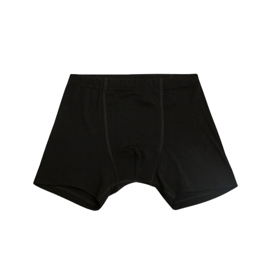 Joha Wolle/Seide Boxershorts Herren - Schwarz