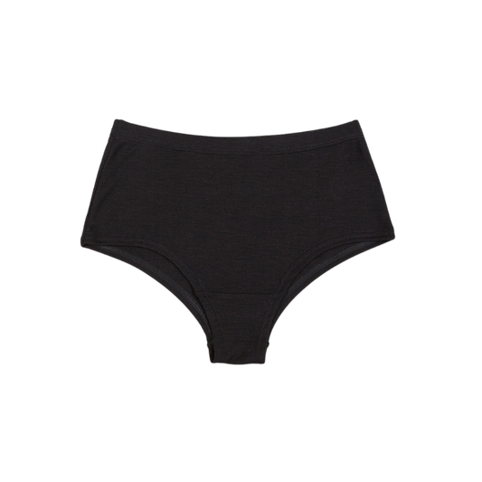 Joha wool/silk hipster ladies - Black