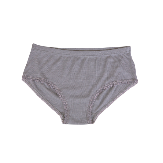 Joha wool/silk hipster ladies - Grey