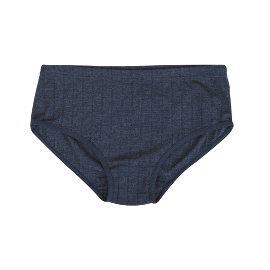 Joha wool/silk hipster ladies - Navy