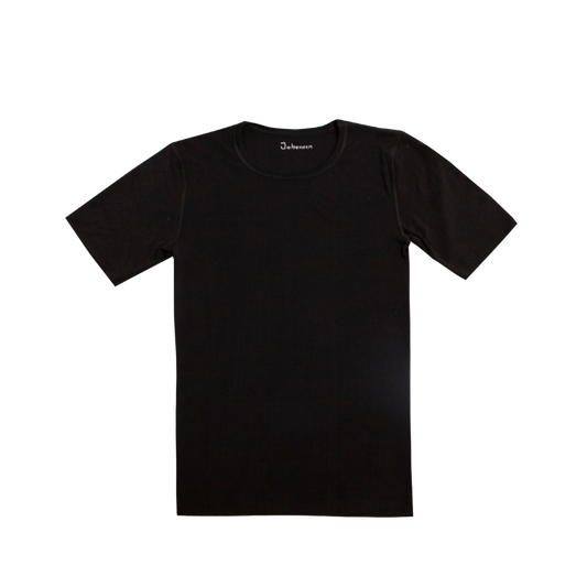 Joha wool/silk t-shirt men - Black